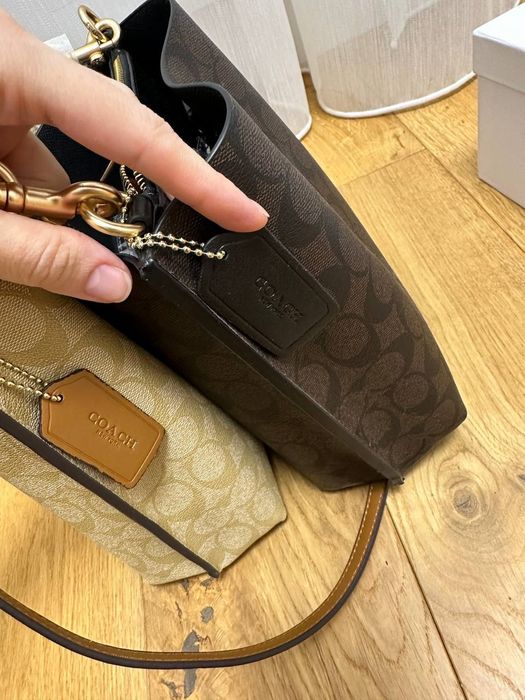 Сумка коуч Coach (світла лишилась)