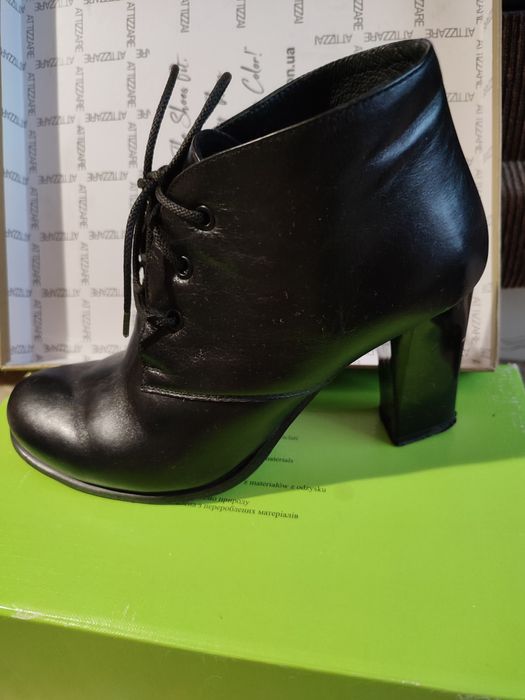 Батильйони ботінки шкіряні 38р.(24,5см)