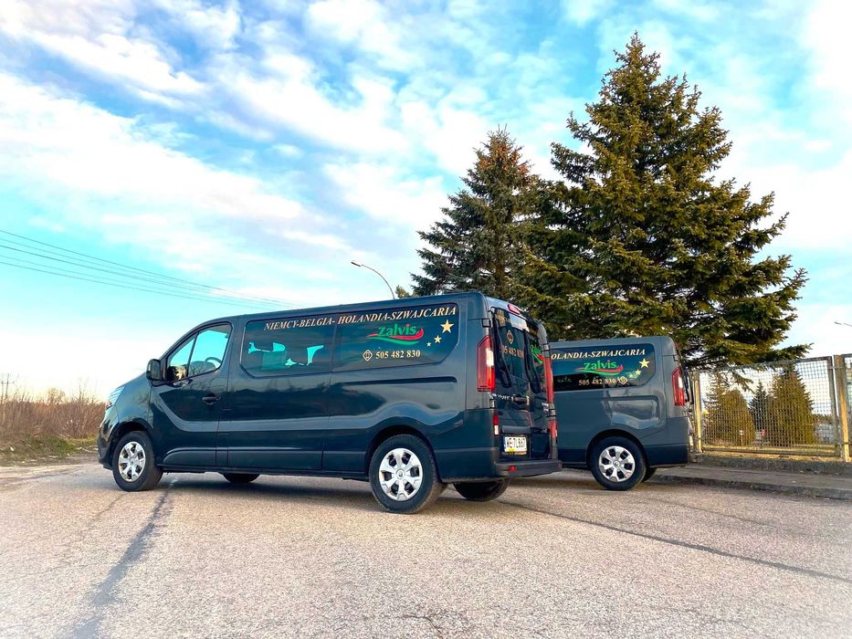 Wypożyczalnia / wynajem RENAULT TRAFIC 2026 busa 9 os. NOWE BUSY KRAKÓW