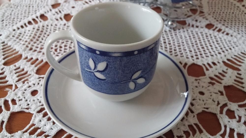 5 італійських порцелянових філіжанок для кави