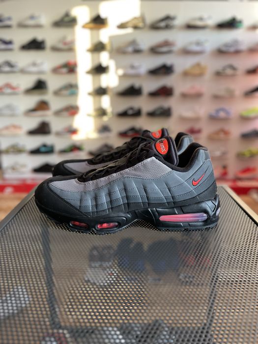 Оригінал!Кросівки Nike Air Max 95 OG Black/Bright Crimson(IH4457-002)
