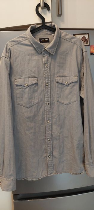 Szara koszula jeansowa Jack&Jones