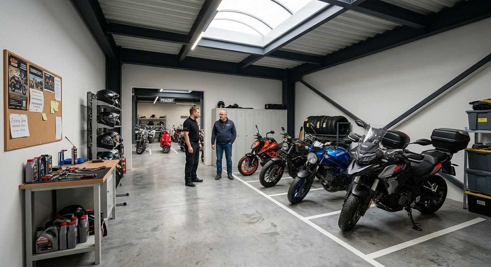 Zimowanie Motocykli, Skuterów, Rowerów i Hulajnóg – Bezpieczna Hala | Zielona Góra
