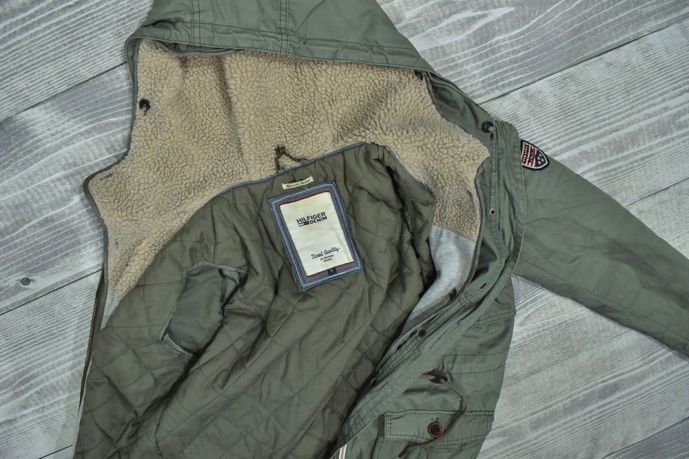 Tommy Hilfiger Damska Kurtka Parka Fishtail Z Odpinaną Ociepliną S