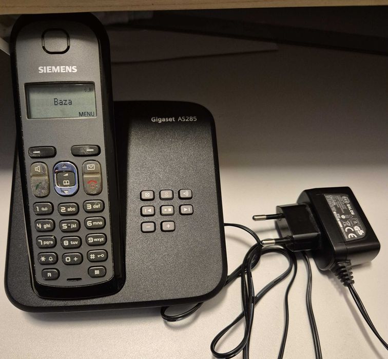 Simens Gigaset AS285- tel. bezprzewodowy z sekretarką.