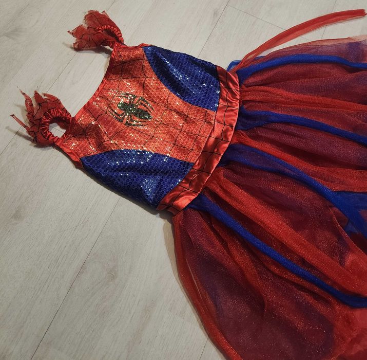 strój spajdermenka pająk superbohaterka przebranie nr 230