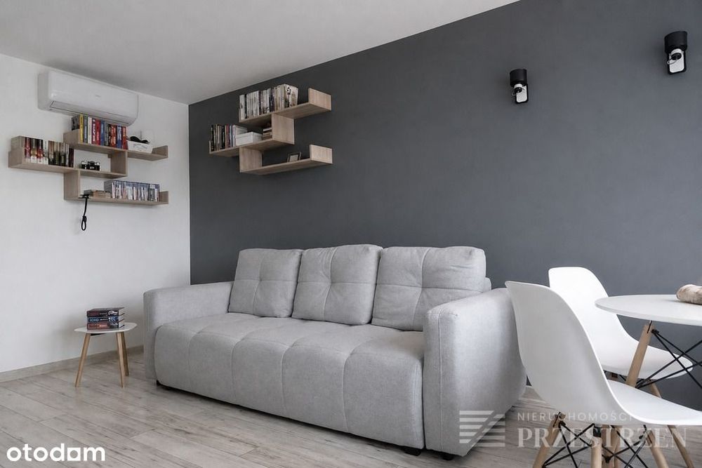 42m2, 2 pokoje, nowe instalacje, klima