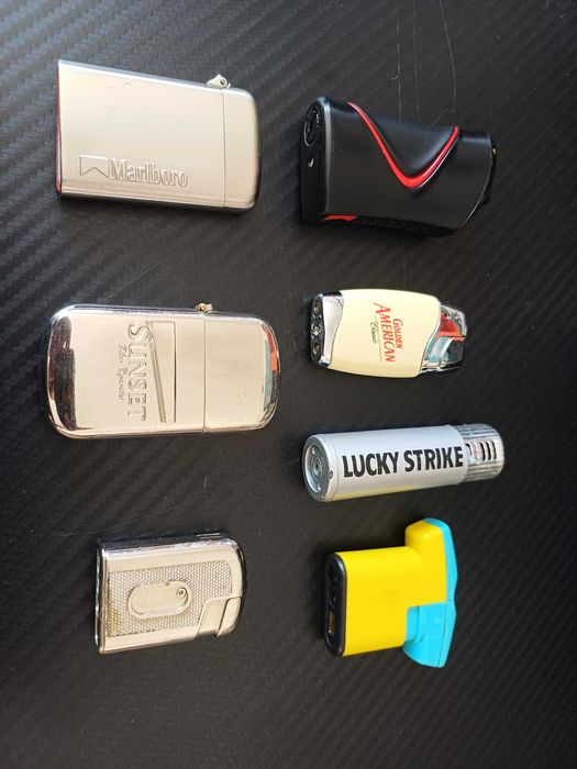 Lote de isqueiros - Marlboro,  Lucky Strike, etc...