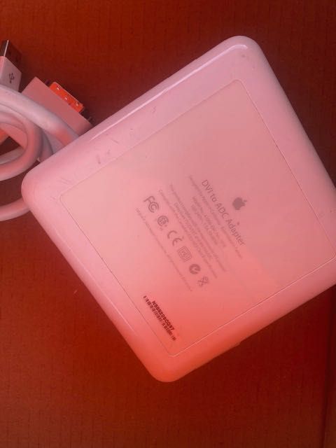 Monitor Adapter DVI ADC ładowarka Cinema HD Display studio apple zasilacz A1006