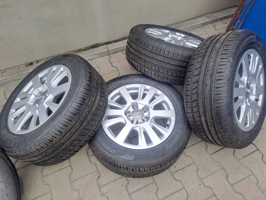 alufelgi opony lato jak nowe Audi A4  225/55/16 wzorowe 16/225/55