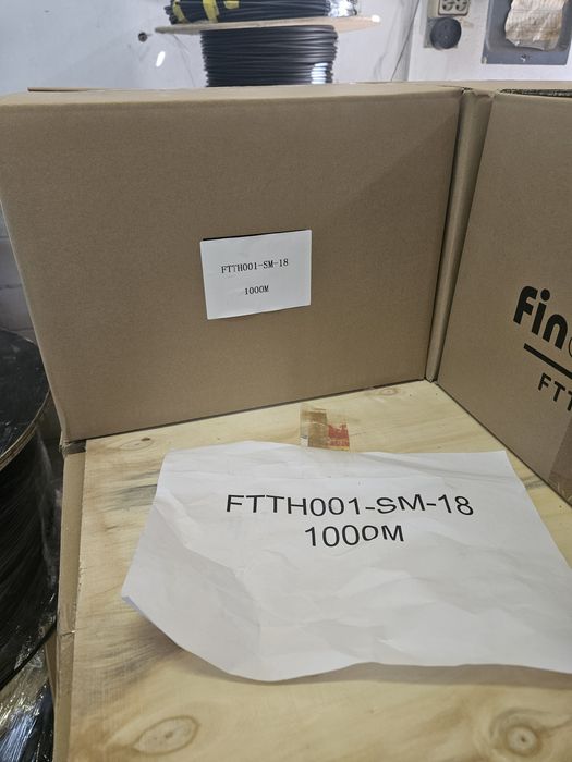 Оптоволоконний кабель Finmark FTTH ФТТШ FTTH001-SM-18 1000m