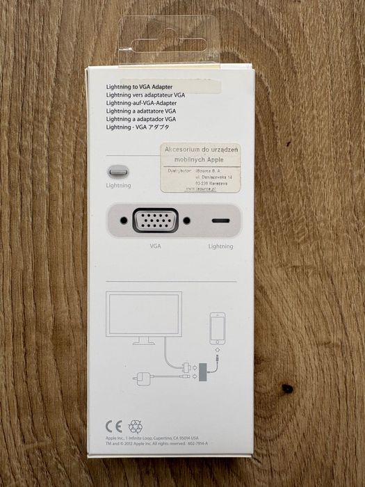 Apple adapter lightning - VGA