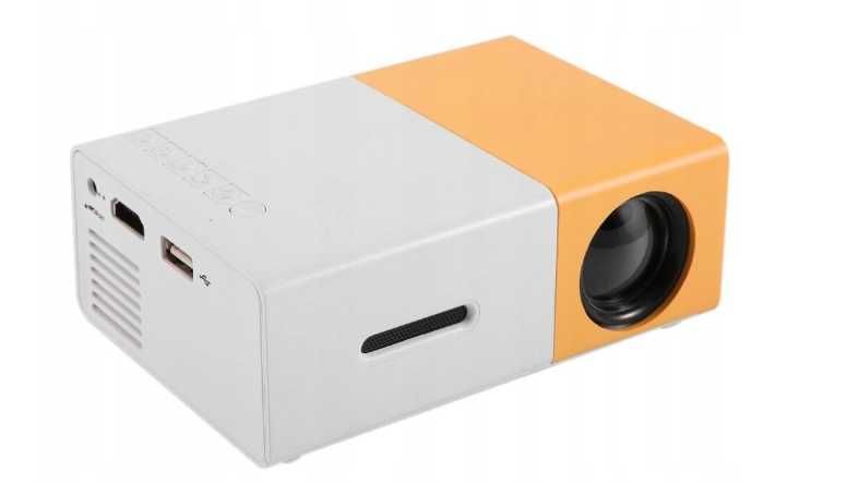 Projektor Rzutnik Przenośne Kino Domowe Mini LED Full HD USB Do Filmów