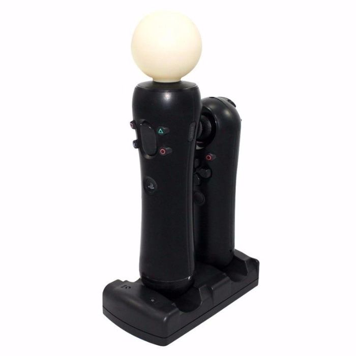 Carregador base dock dockstation duplo comandos PS3 e Move Sony NOVO