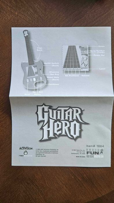 Guitar Hero Carabiner - Mini konsola