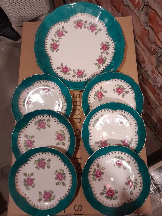 Komplet talerzy deserowych Ćmielów