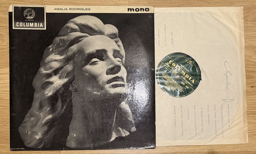 Vinil Amália Rodrigues – Columbia Mono
