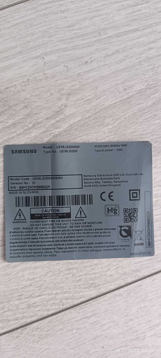 Płyta główna do telewizora Samsung UE58J5200AW