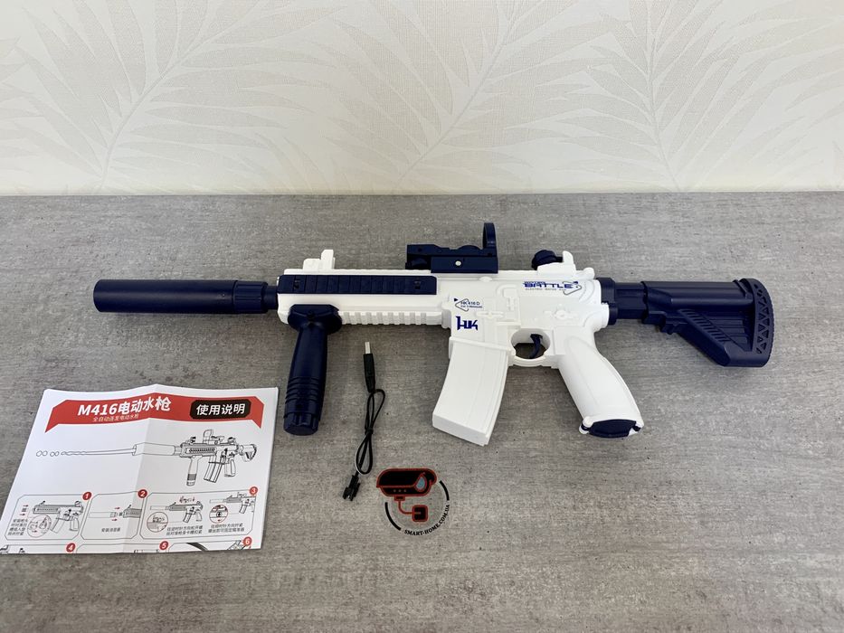 ХИТ М416 автоматический электро автомат водяной бластер глок пистолет