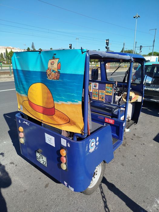 Tuktuk Elétrico – pronto a trabalhar