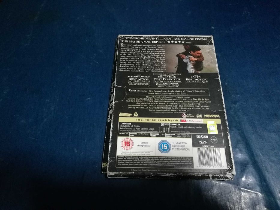 THERE WILL BE BLOOD	2XDVD (legendagem em Inglês)