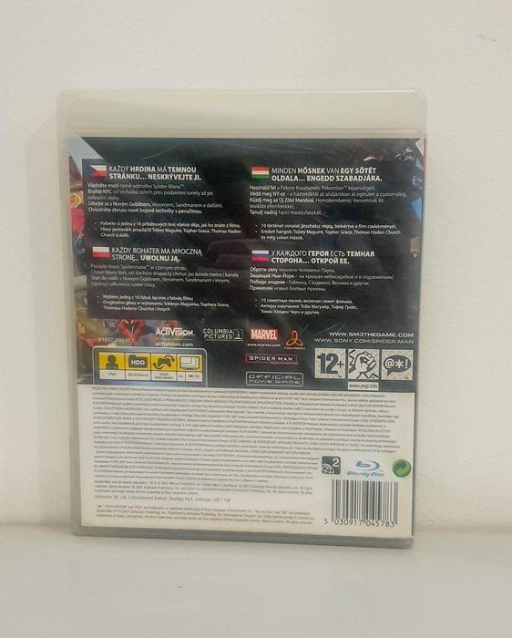 Gra Spider-Man 3 PS3 PL-dystrybucja Komplet