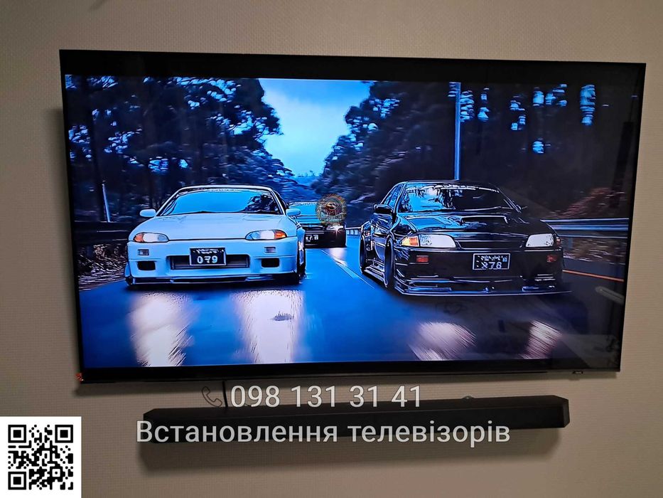 Встановити Монтаж Телевізора на стіну Установка Повесить ТВ на стену