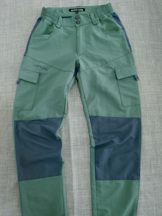 Spodnie trekking softshell outdoor turystyczne Move On 152 / 158