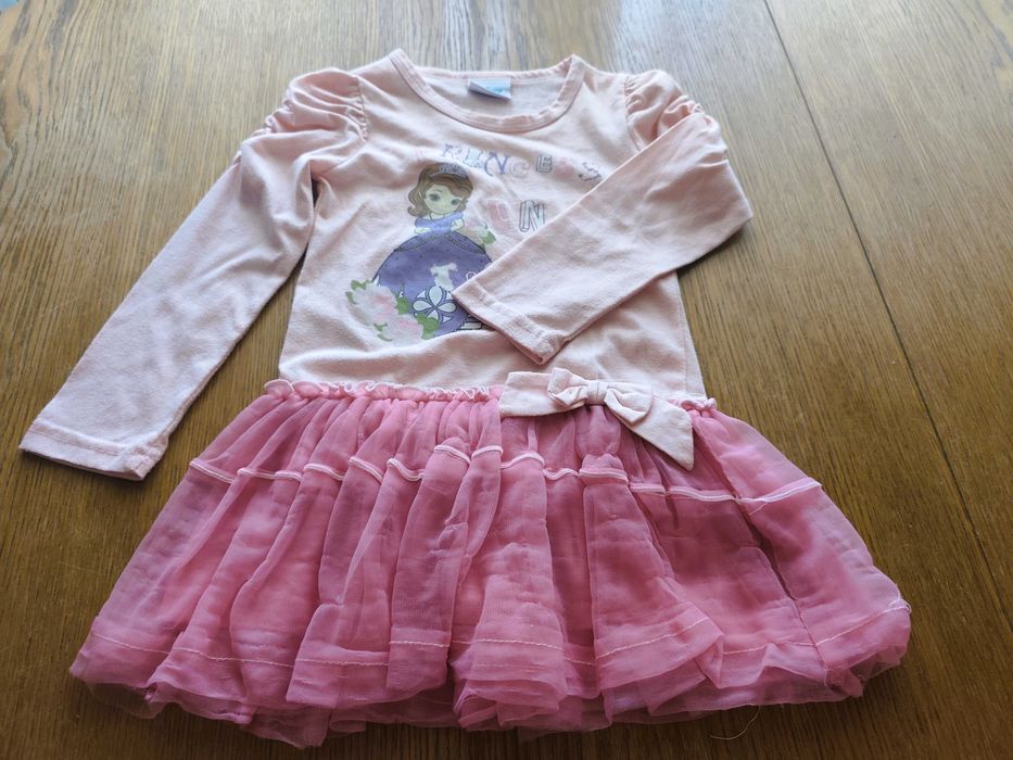 DZIEWCZYNKA - bardzo łądna sukienka w rozmiarze 98/104cm