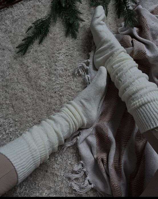 Теплі нові панчохи чулки гетри заколінки