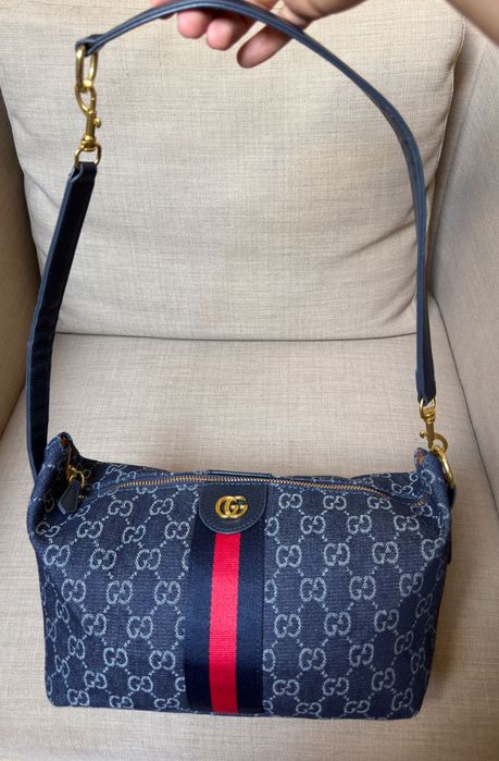 Torba Torebka Kosmetyczka Gucci materiałowa