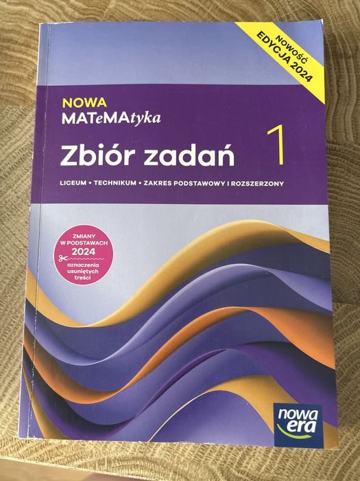 Nowa matematyka zbiór zadań 1 edycja 2024