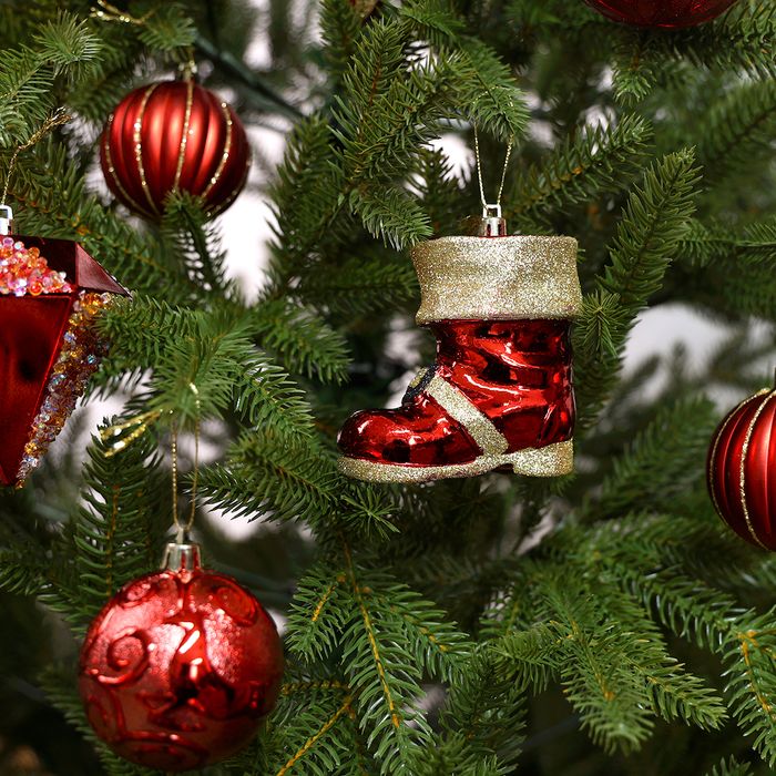 Zestaw bombek choinkowych StarryLights czerwono–złoty komplet