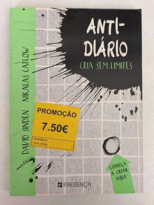 Livro - Anti-Diário Criar Sem Limites (ctt editorial grátis)