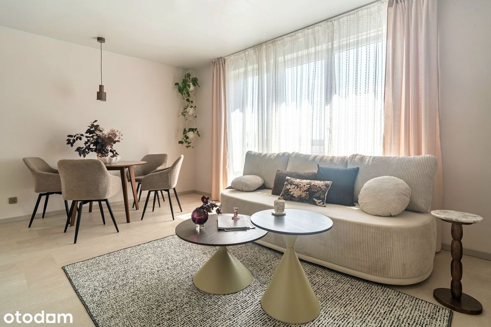 Nowoczesne 2-pokojowe mieszkanie z osobną kuchnią, 47 m²