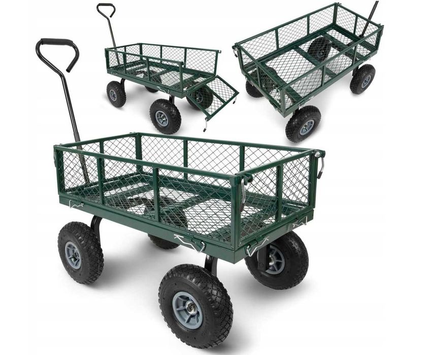 WÓZEK OGRODOWY na kołach pneumatycznych do 400 kg