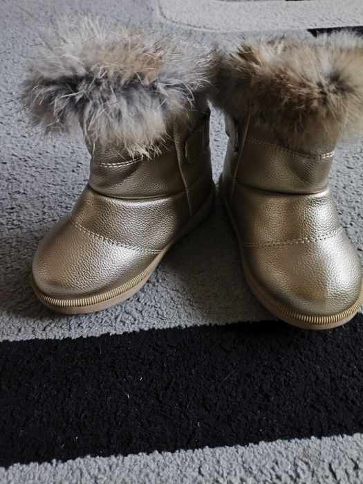 Buty zimowe śniegowce dla dziewczynki r 25