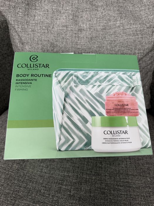 Collistar набір (пілінг скраб, крем і косметичка)
