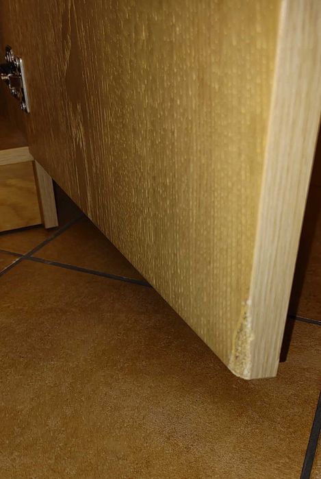Biurko Ikea Malm Dąb 140x65x73