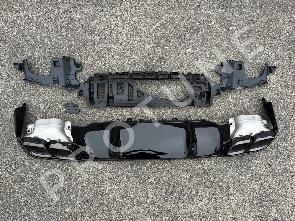 Диффузор E63 AMG E53 AMG Mercedes E-class W213 2015+ Насадки Накладка ...
