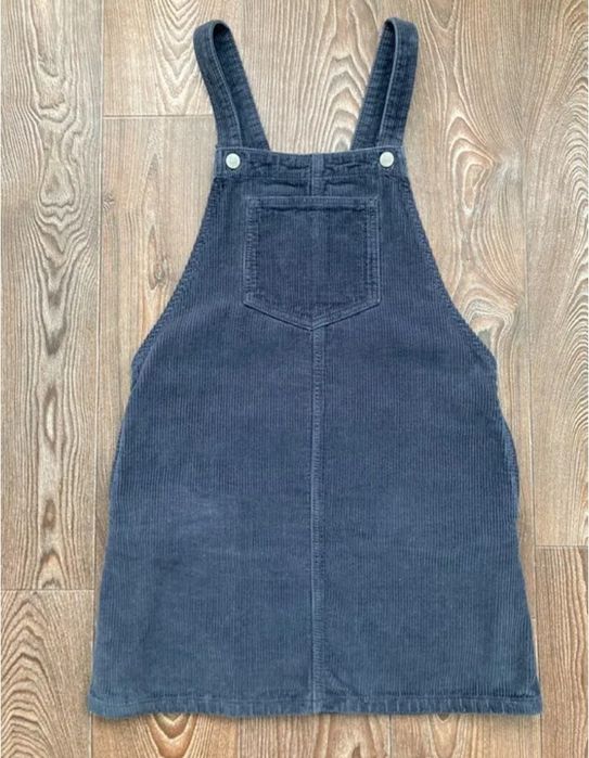 Сарафан Topshop moto темно синий вельветовый