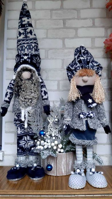 Скандинавський гном, новорічний гном, снеговик