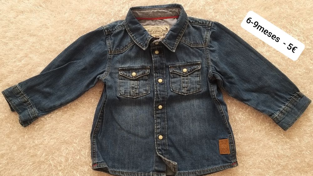 Camisa menino 6-9meses