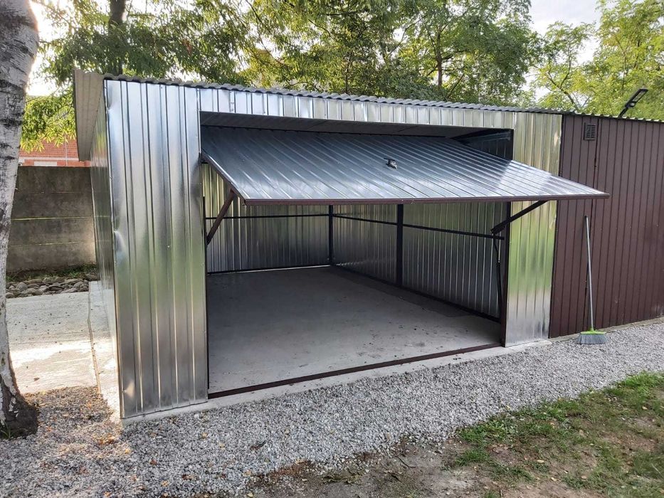 Garaże Garaż 3x5 CAŁY OCYNK MOCNY Blaszak Cały Kraj Szybki Termin Raty