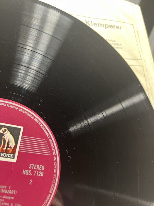 Вініл Моцарт 1967 EMI UK стерео – з власної колекції, класика