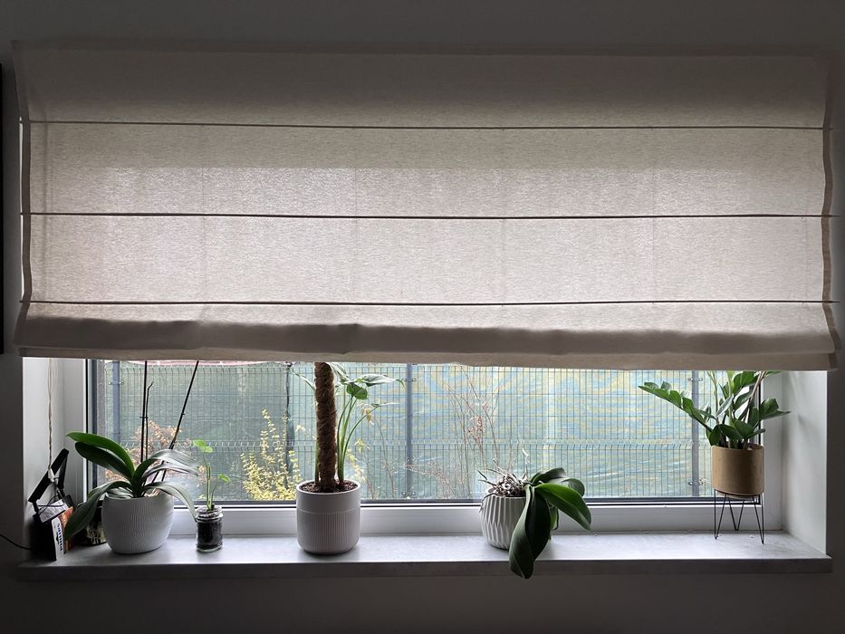 Roleta rzymska, sznurkowana. 198x124