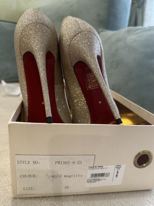 Туфлі блискучі Miamay 38 розмір