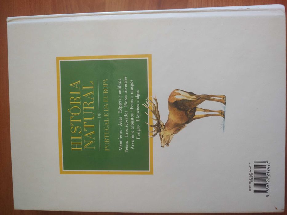 Livro História Natural de Portugal e da Europa