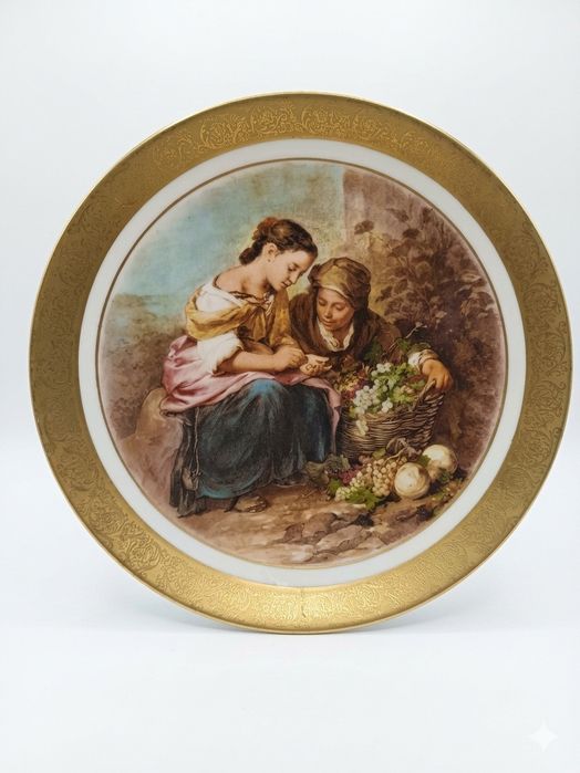 Prato Decorativo em Porcelana de Limoges (França)