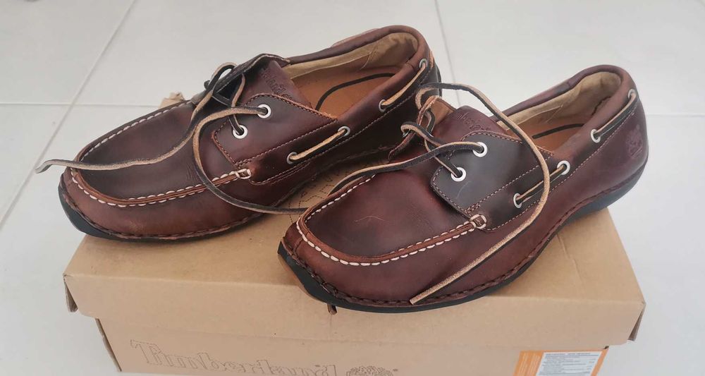 Sapatos Timberland Homem 41 | Pele | Como Novos | Pouco Uso